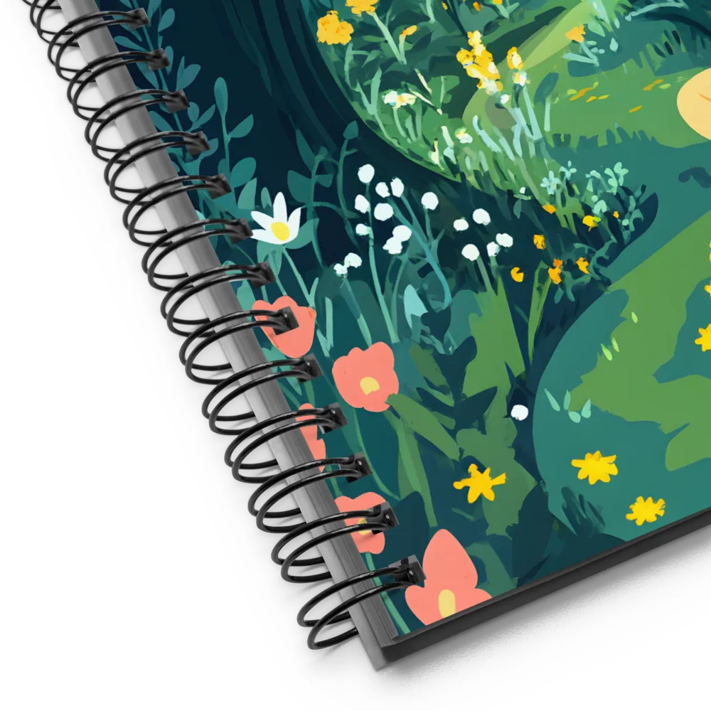 Enchanted Forest Path 
 Spiral Notebook | 140 pages