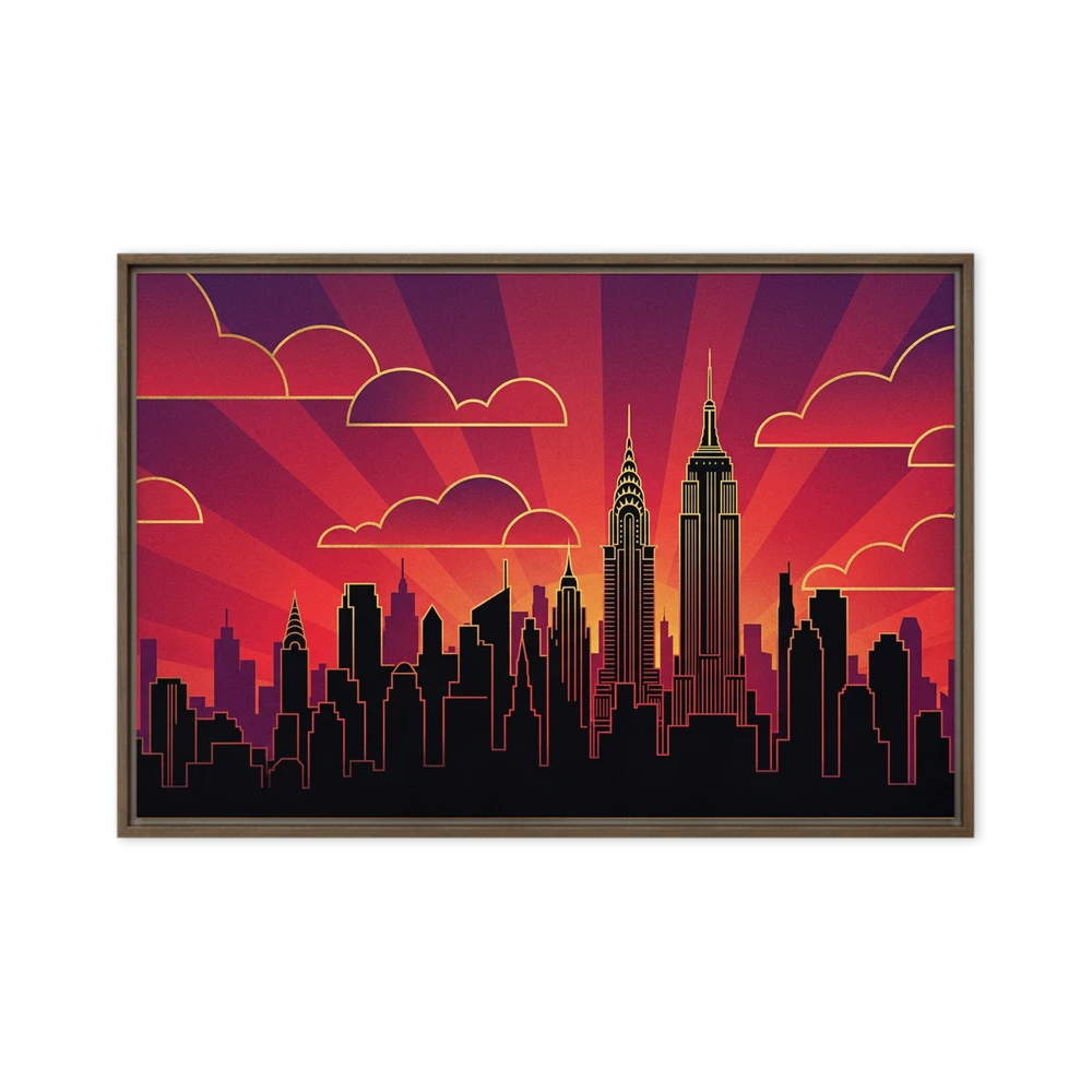Golden Age Skyline | Art Print