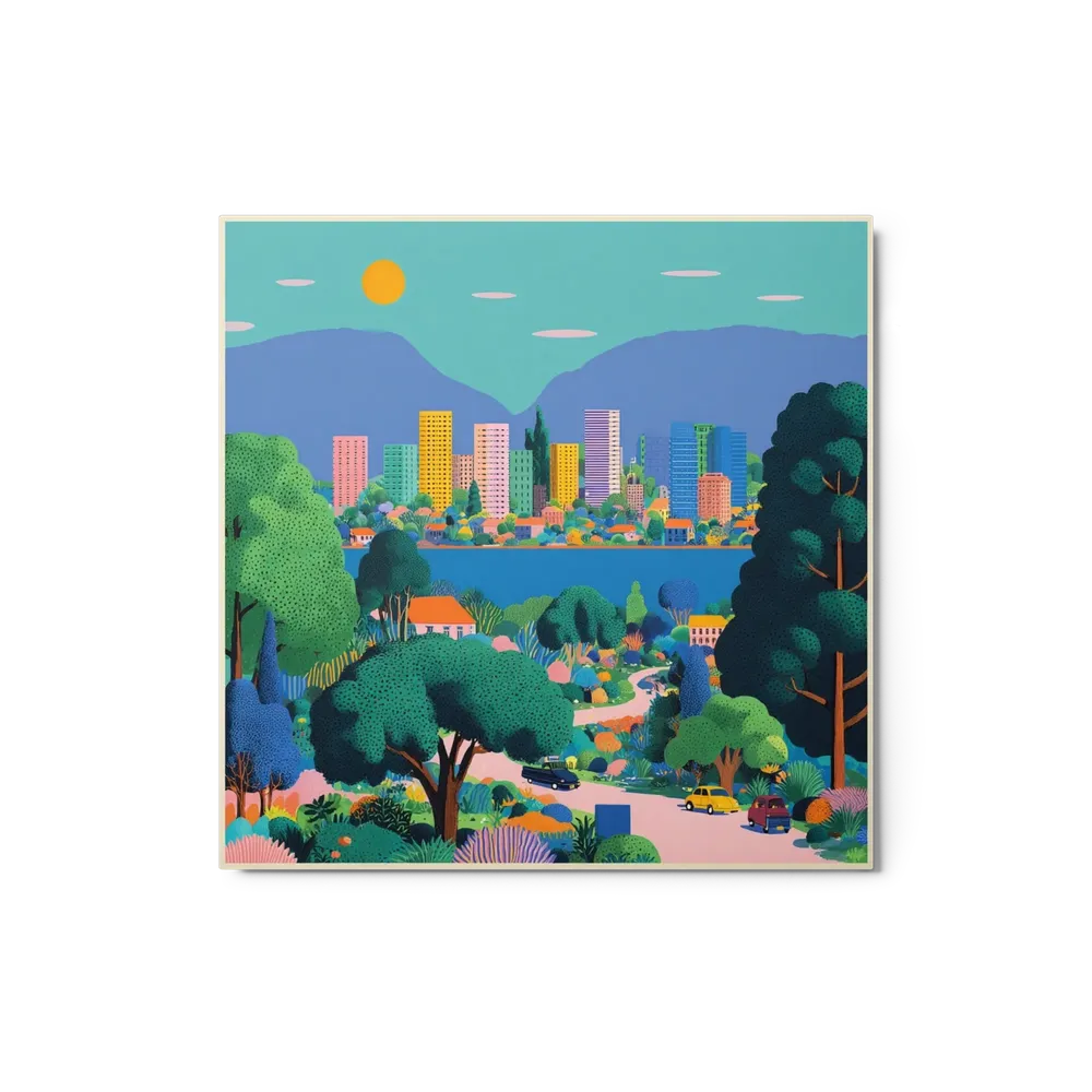 Metropolis by the Lake | Art Print