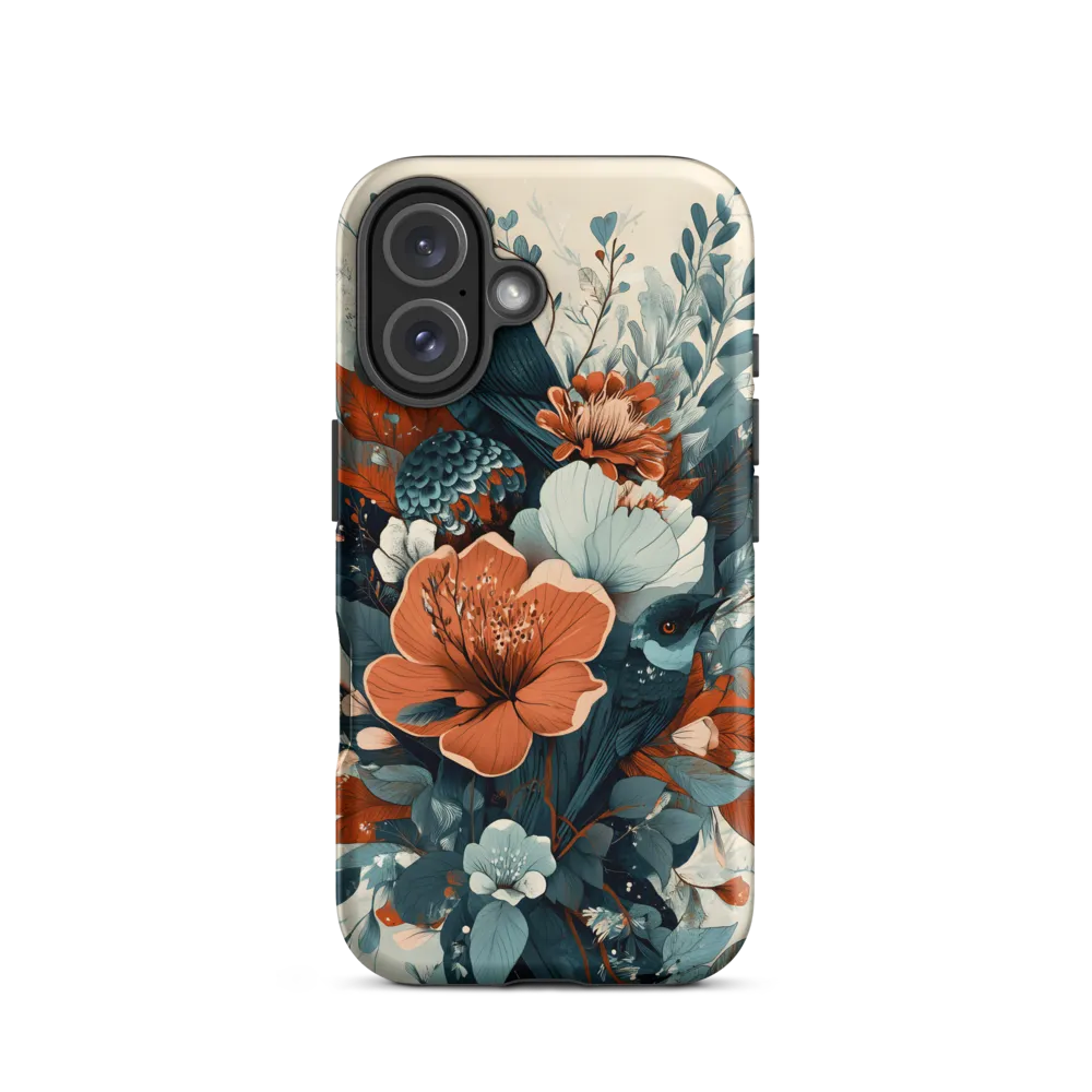 Vibrant Birds and Flowers Design | Phone Case