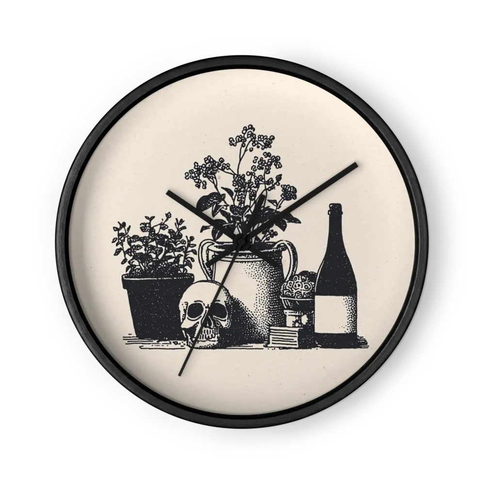 Vanitas Still Life | Wall Clock