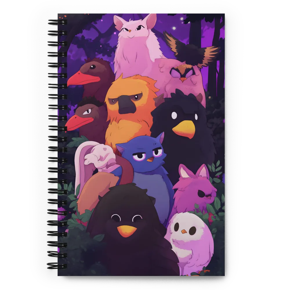 Whimsical Avian Gathering