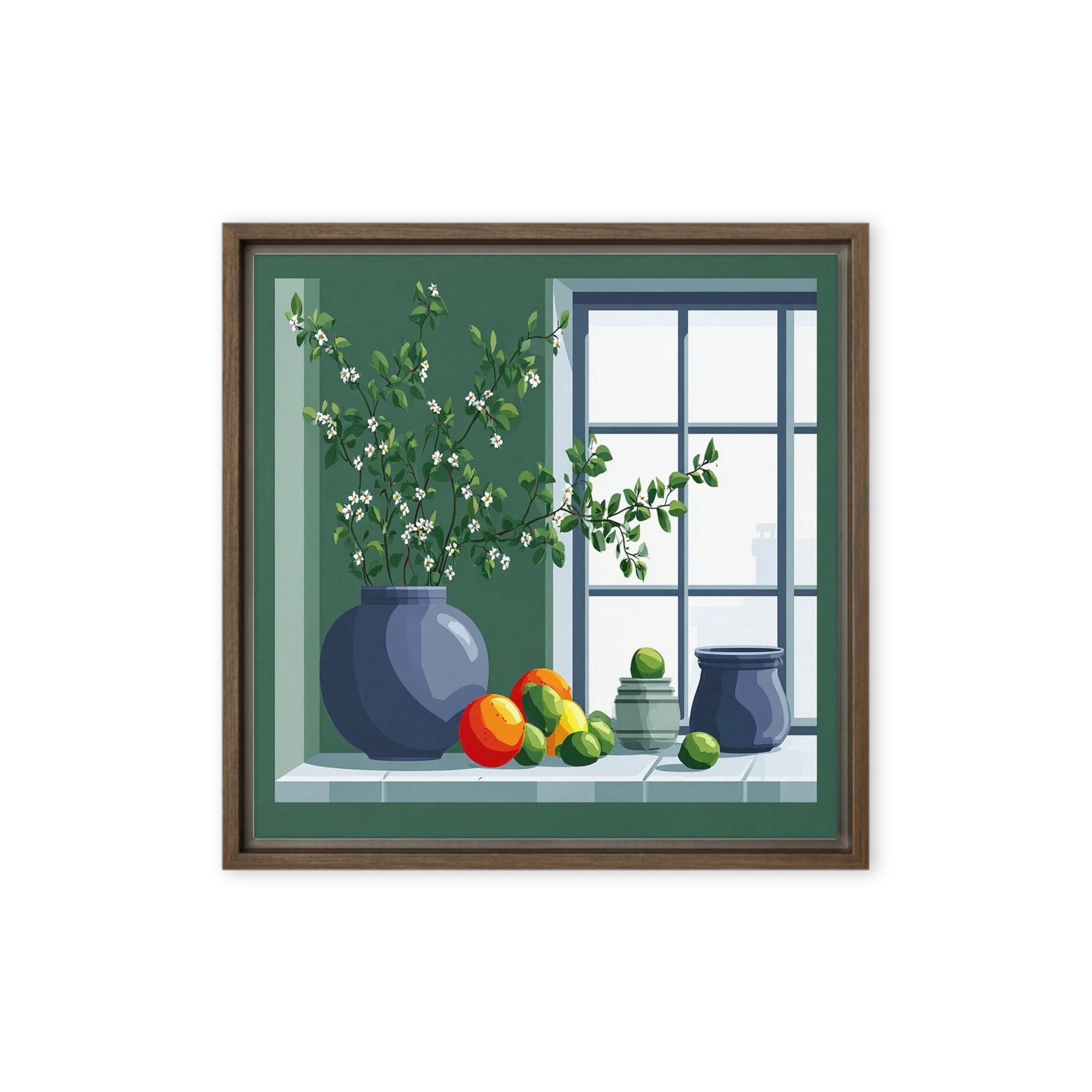 Citrus and Blossom Window