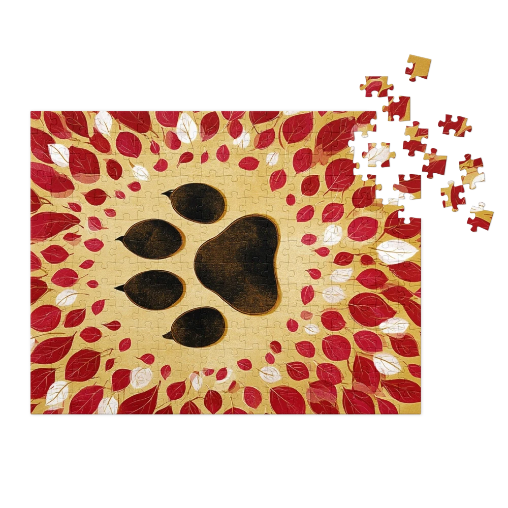 Autumn Paw Print