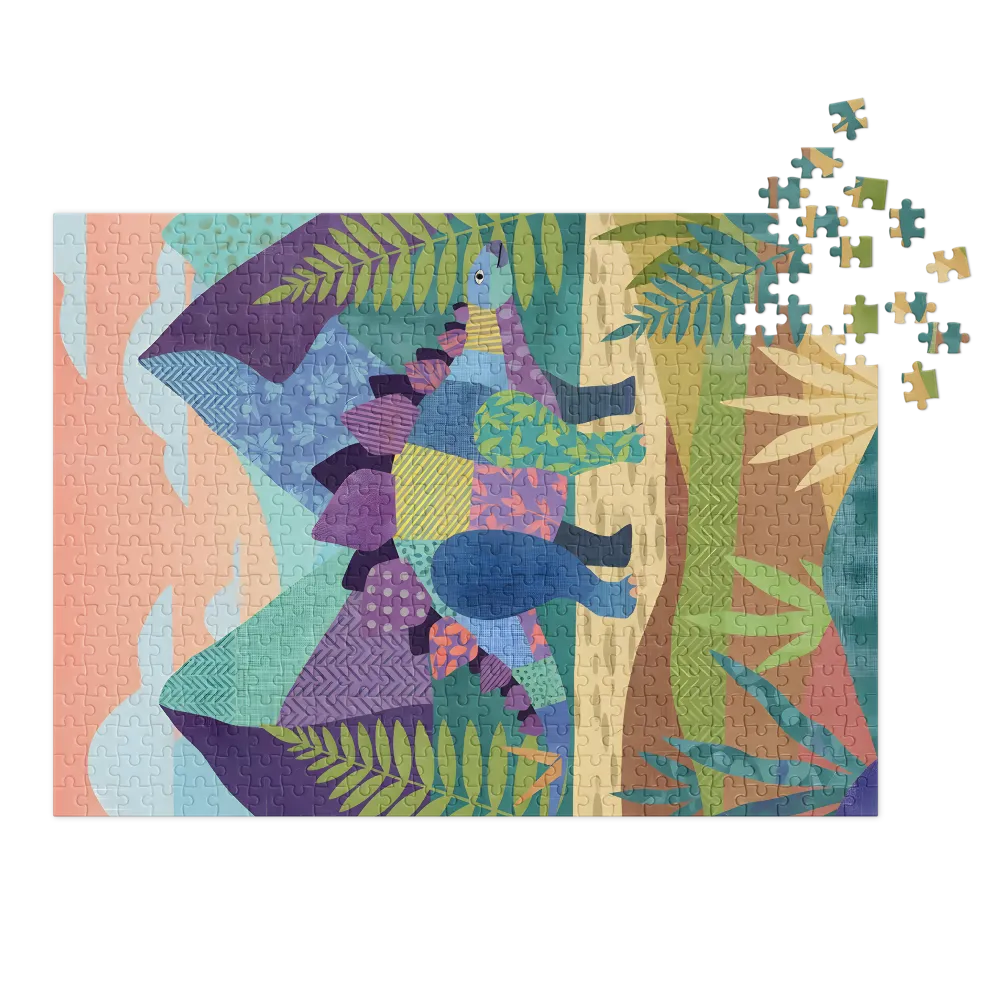 Patchwork Stegosaurus
