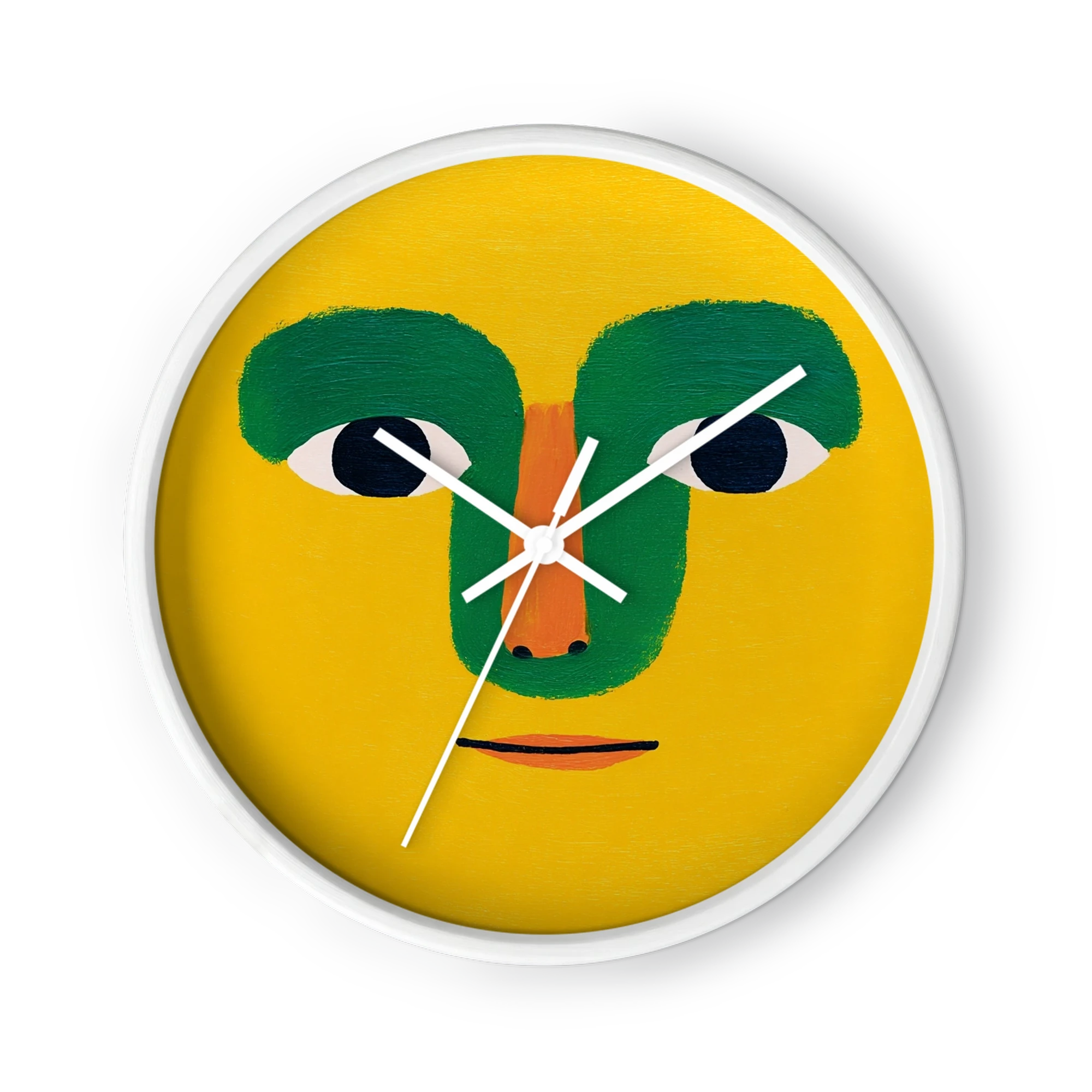 Yellow Abstract Face