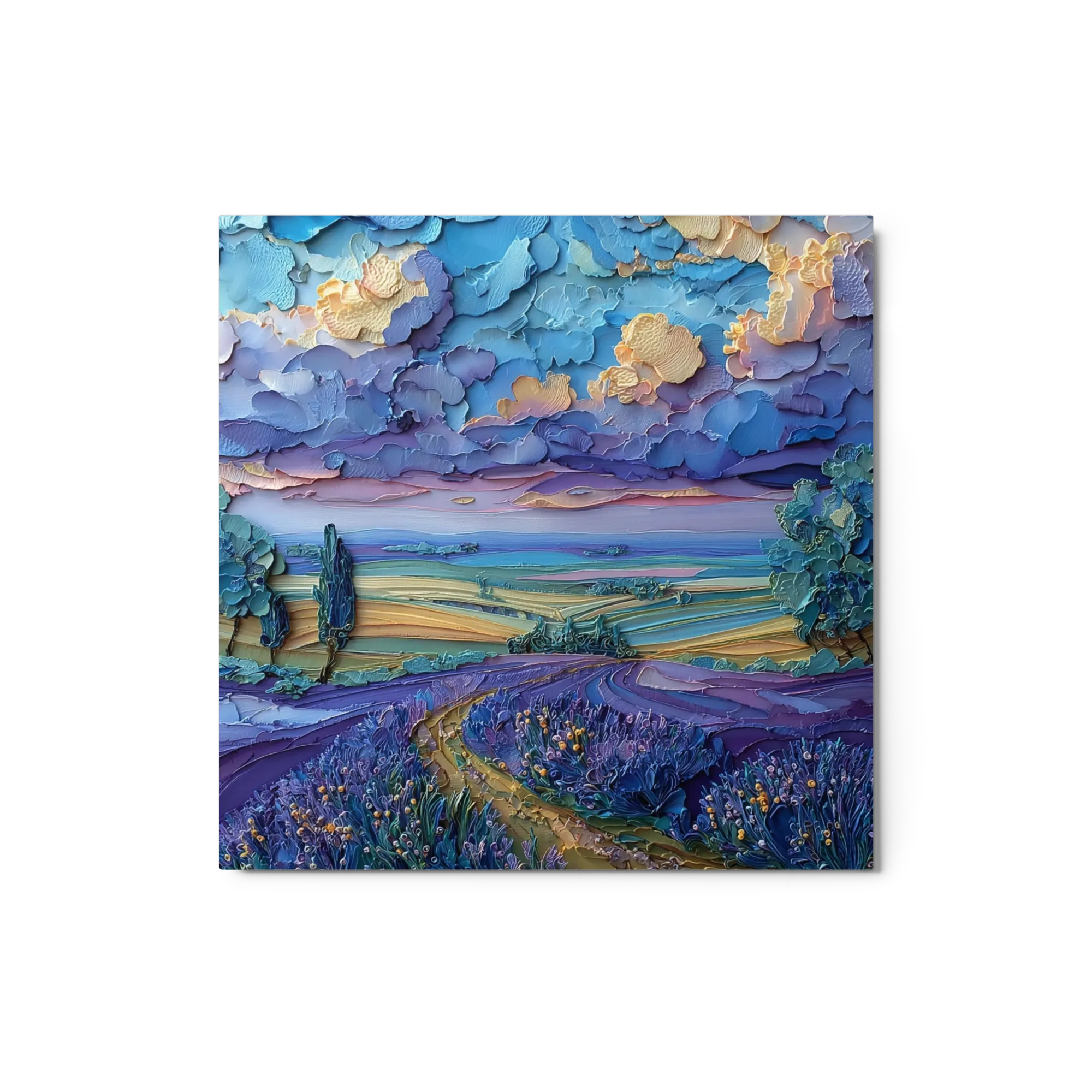 Impressionist Lavender Fields