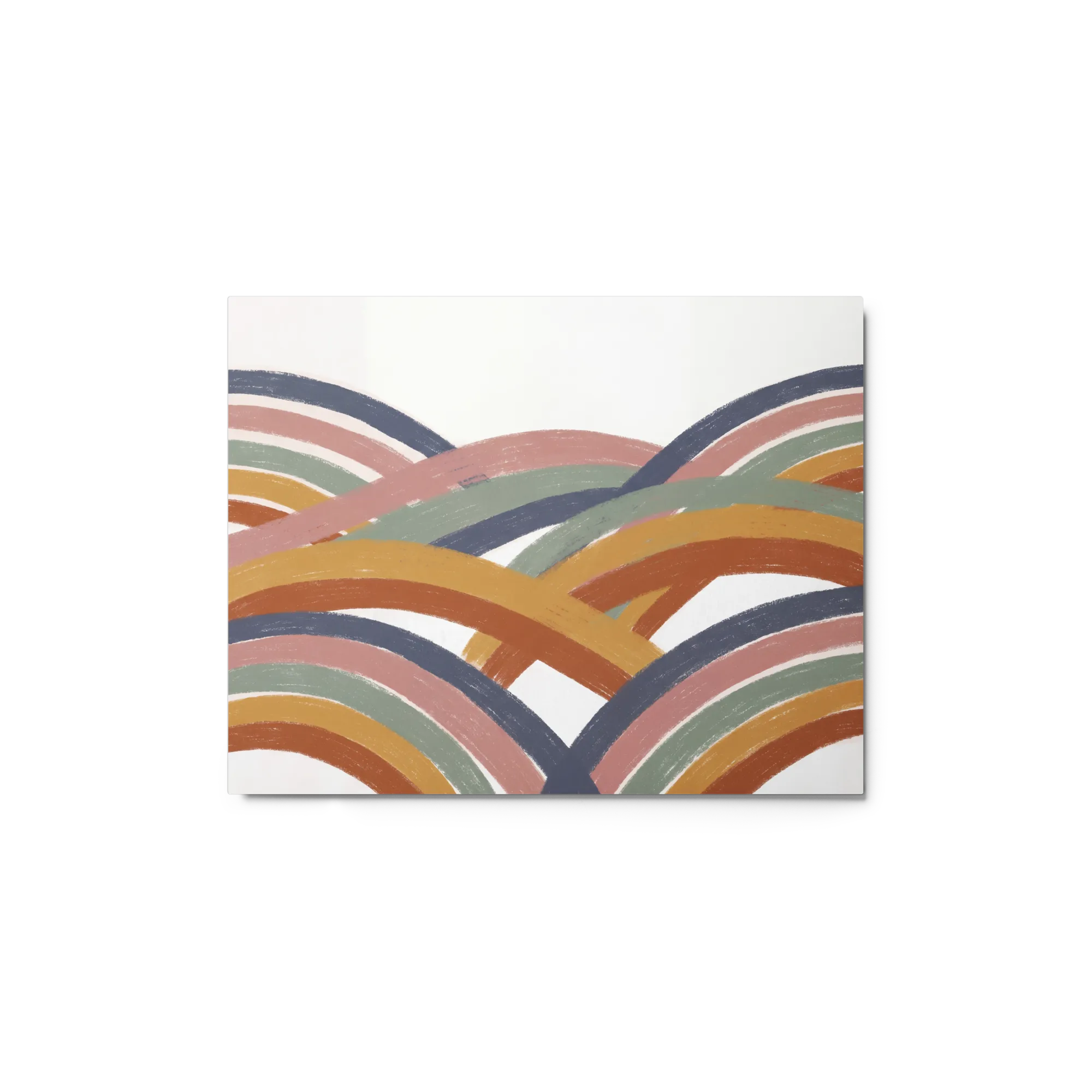 Muted Waves Abstract