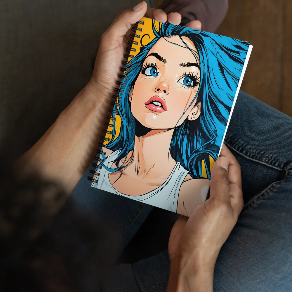 Pop Art Gaze 
 Spiral Notebook | 140 pages