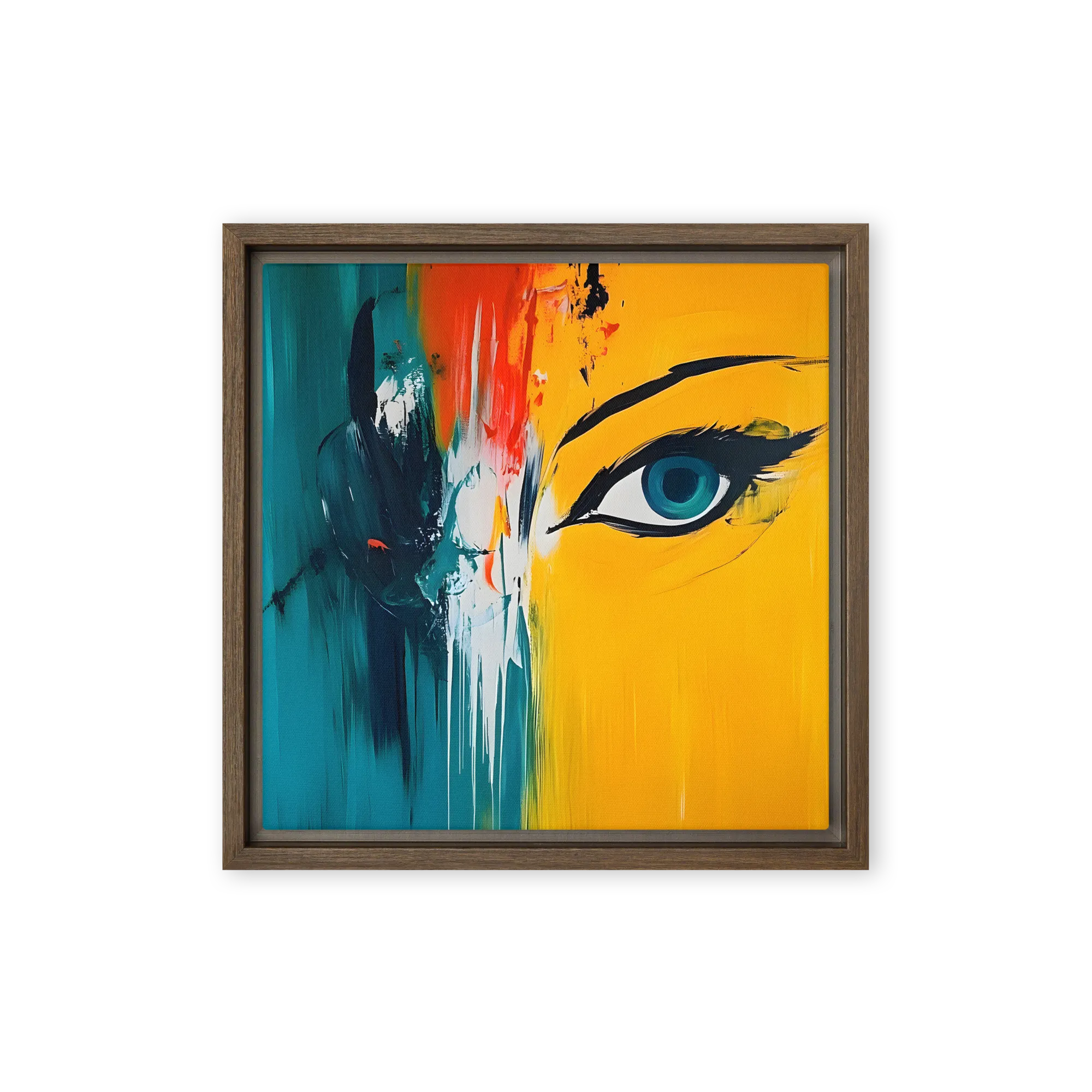 Gaze of Abstraction 
 Canvas | 6″x 6″