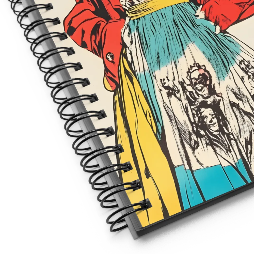 Pop Art Elegance 
 Spiral Notebook | 140 pages