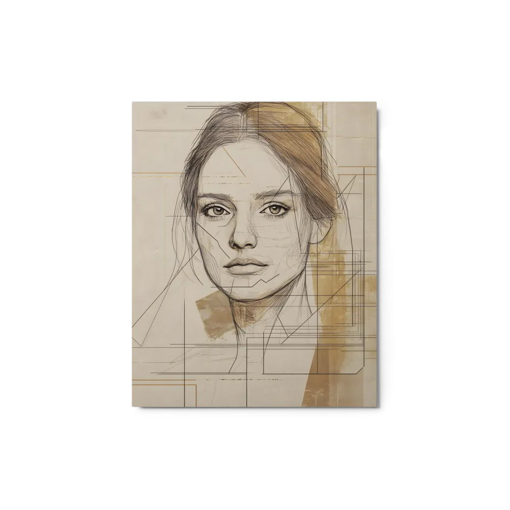 Geometric Portrait Study 
 Canvas | 30″x 30″