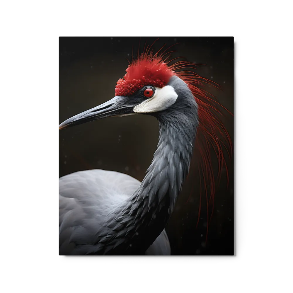 Photographic Portrait of a Crane