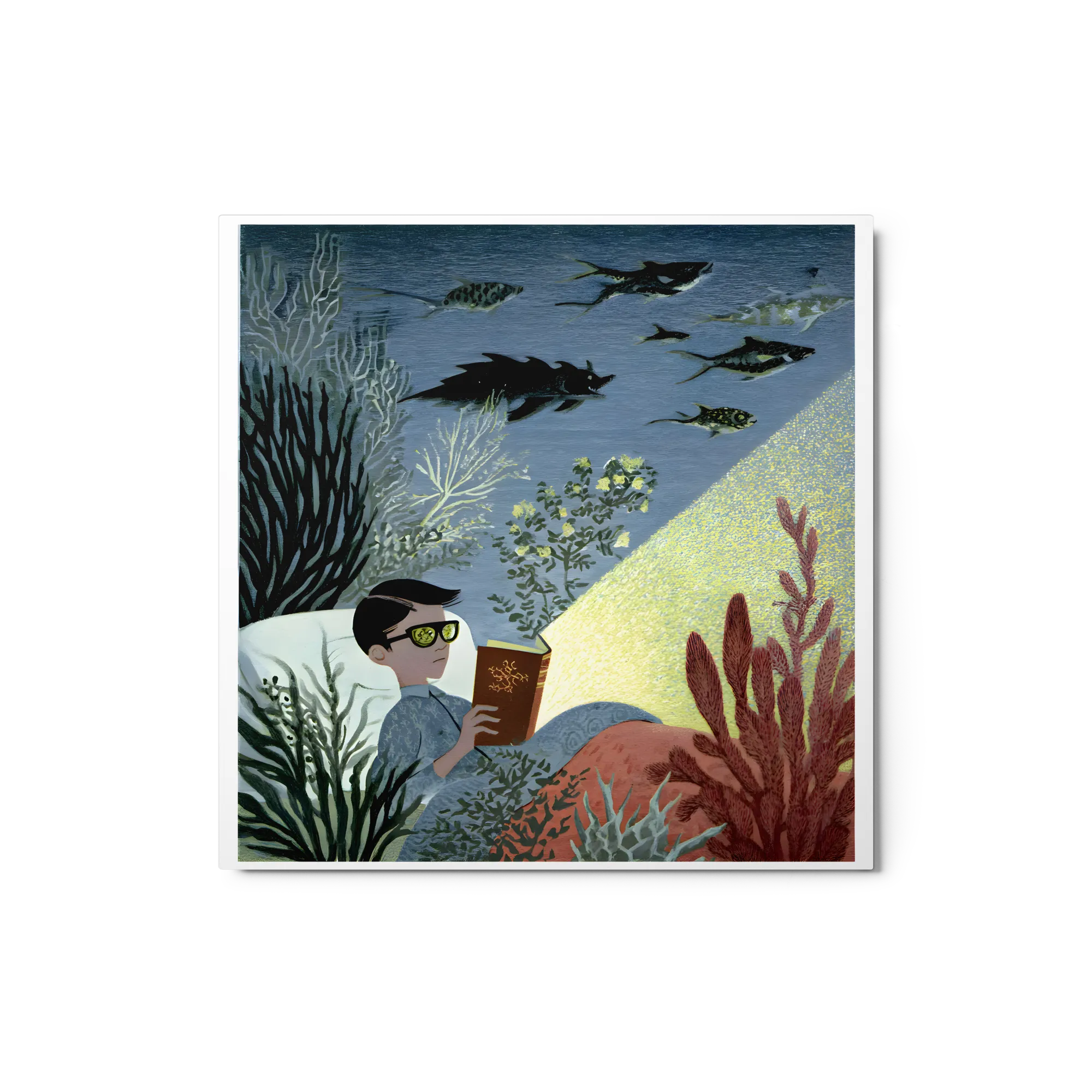 Bluewood Fables Wall Art — Storyteller's Palette