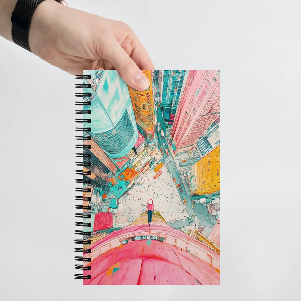 Urban Ascent: A City's Embrace 
 Spiral Notebook | 140 pages