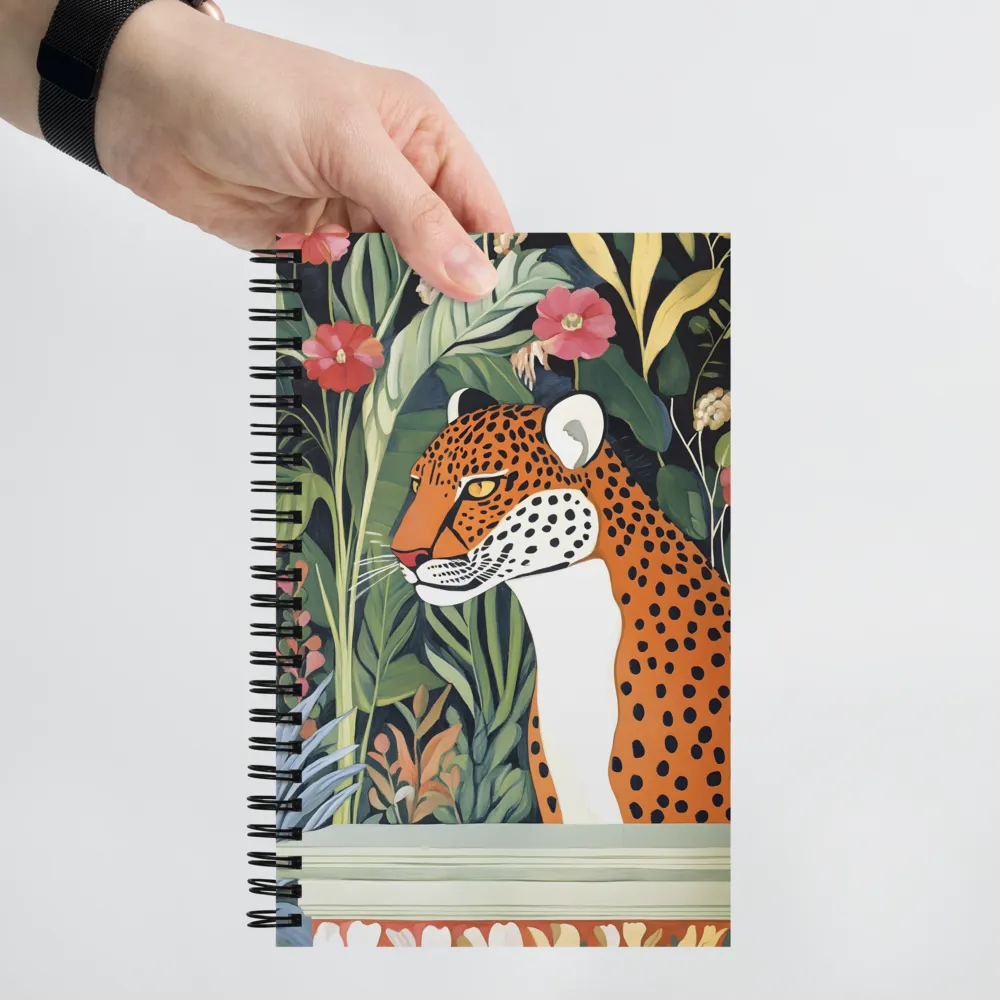 Jungle Leopard Serenity 
 Spiral Notebook | 140 pages
