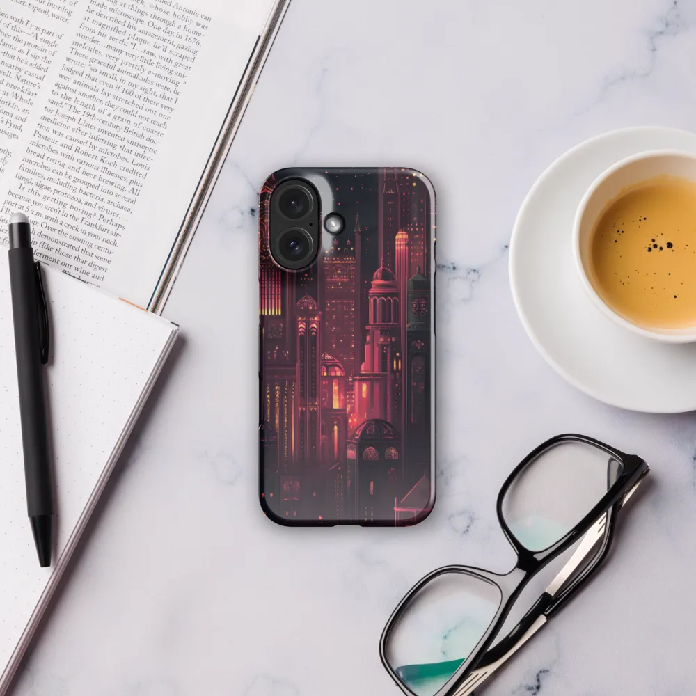 Neo-Gothic City at Night 
 iPhone 15 Pro | Snap Case
