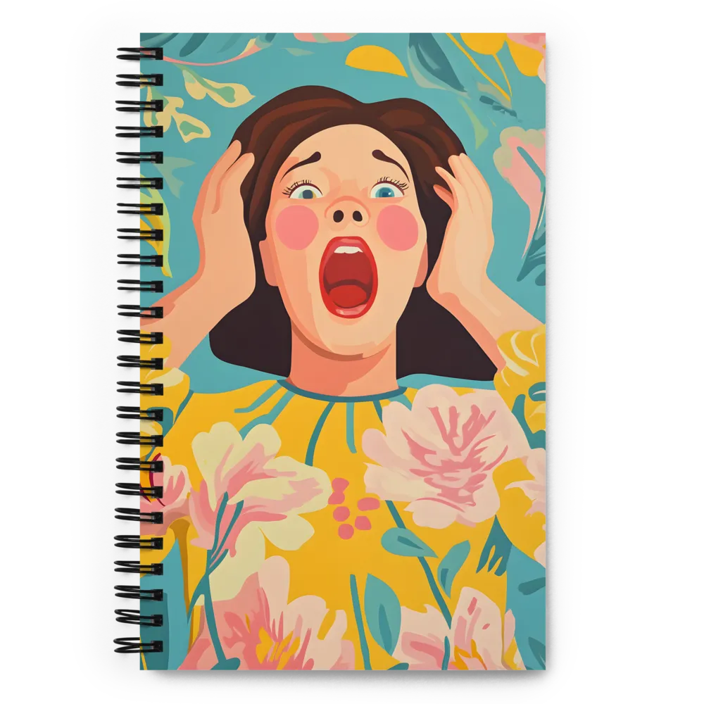 Floral Panic 
 Spiral Notebook | 140 pages