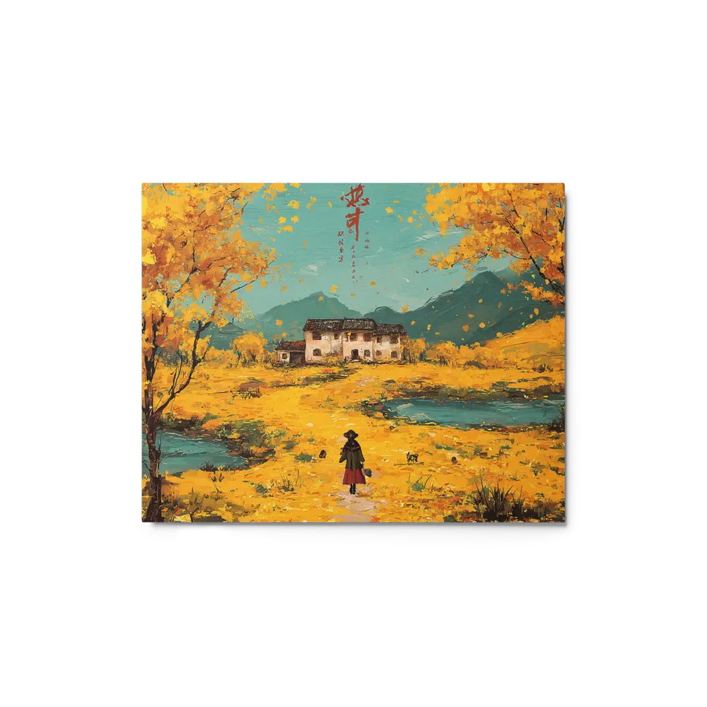 Golden Autumn Journey | Art Print