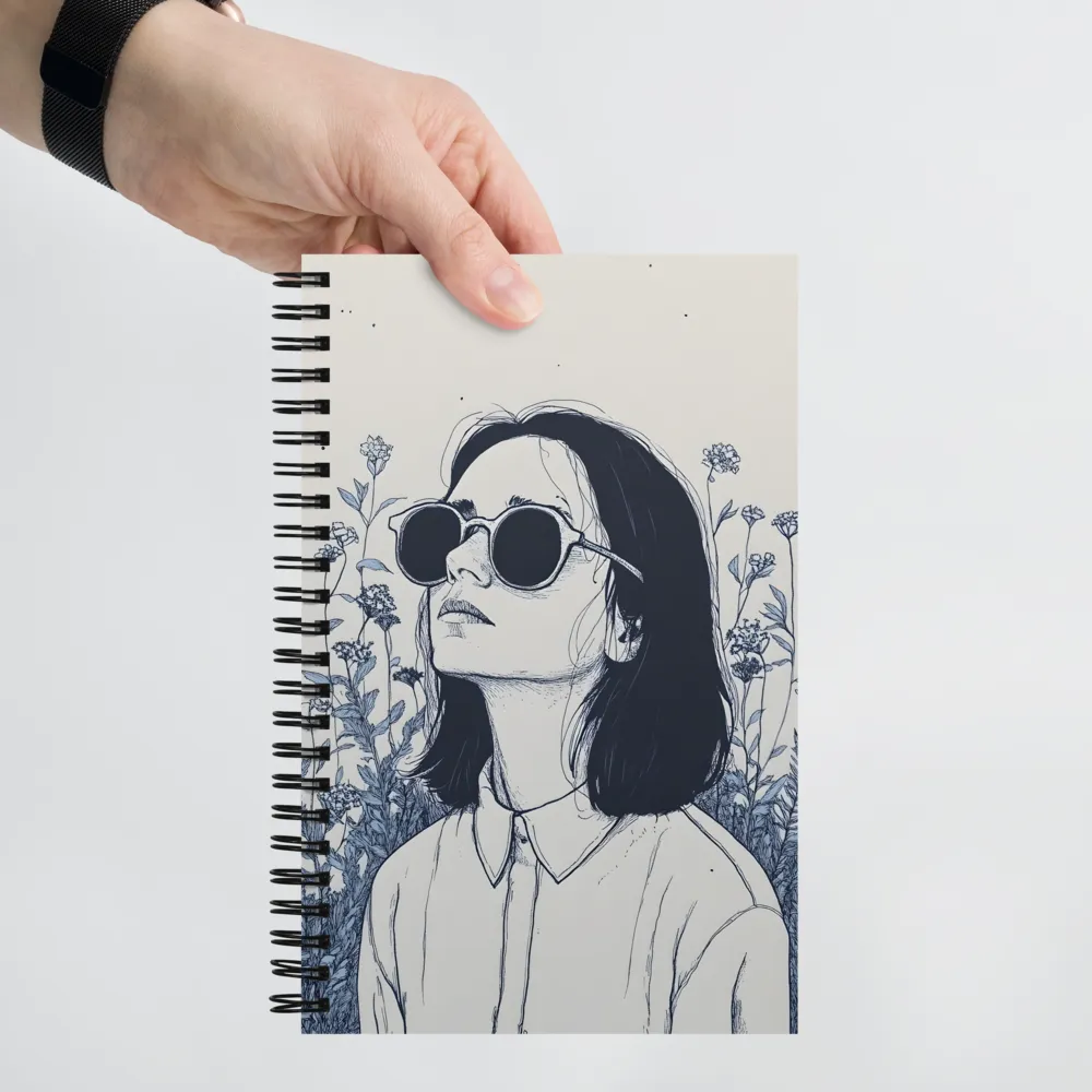Contemplation Among Flowers 
 Spiral Notebook | 140 pages