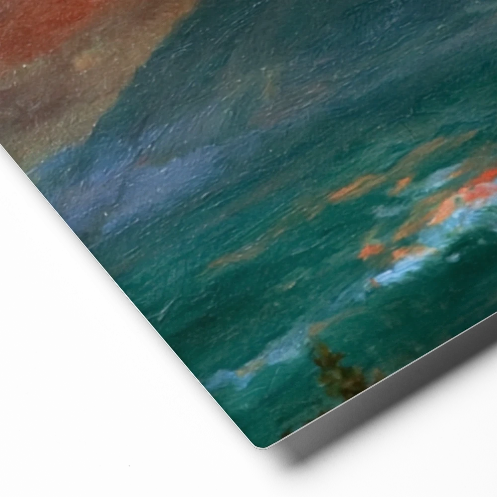 Volcanic Sunset Over Ocean | Art Print