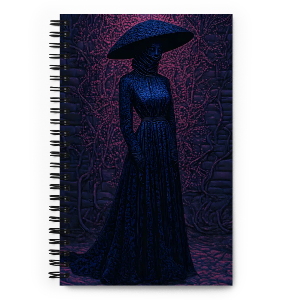 Enigmatic Gothic Presence 
 Spiral Notebook | 140 pages
