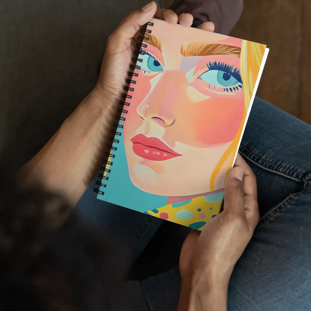 Vivid Gaze 
 Spiral Notebook | 140 pages