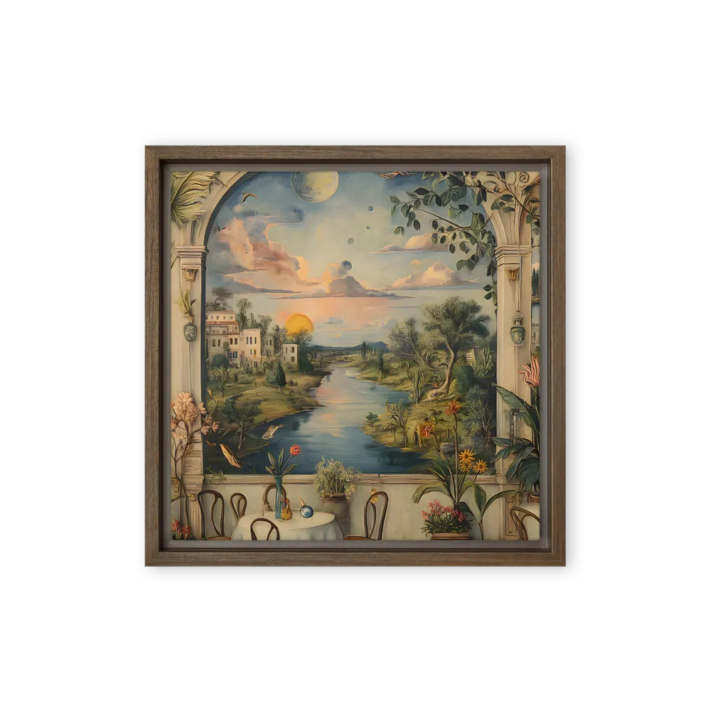 Celestial River Garden | Art Print