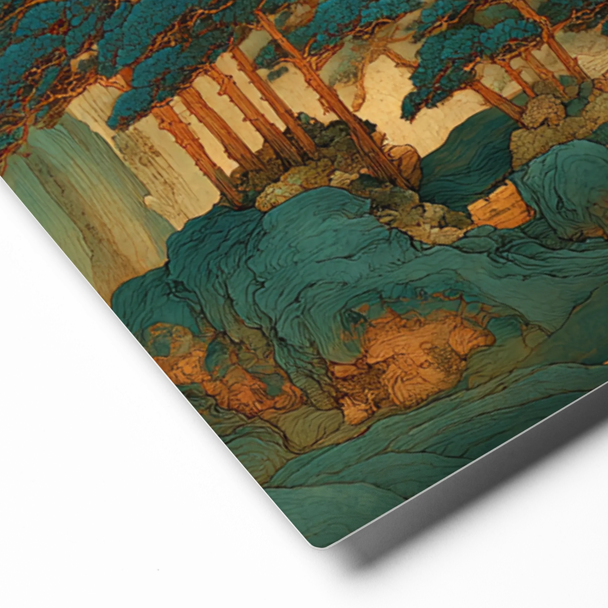 Tranquil Ukiyo-e Mountainscape | Art Print