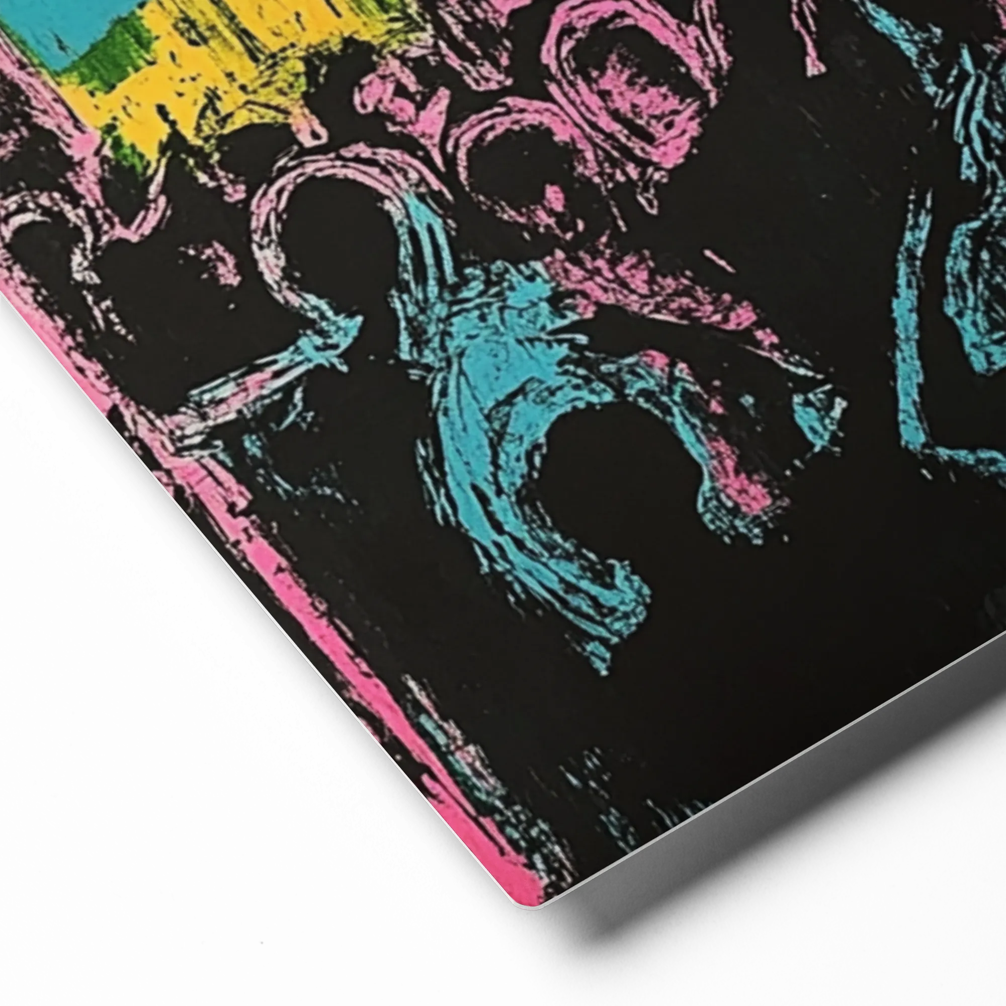 Pink Disco Night 
 Canvas with Brown Frame
