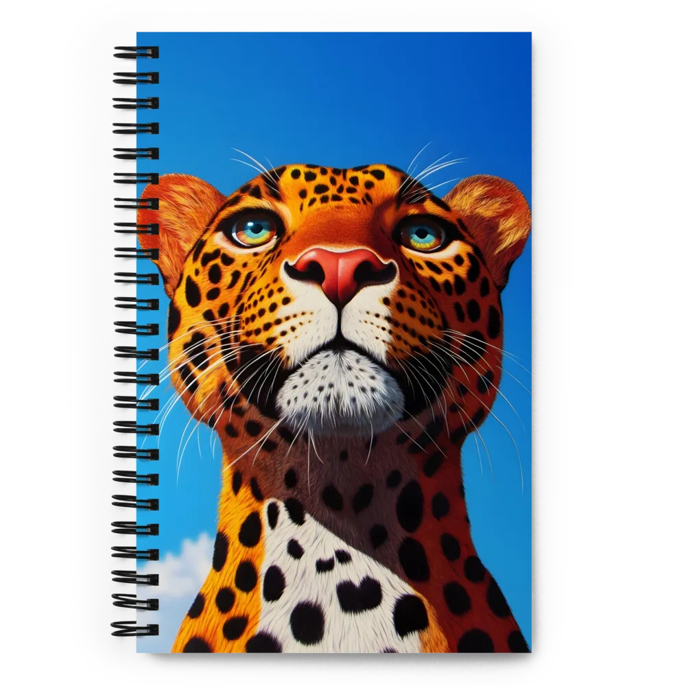 Azure Gaze 
 Spiral Notebook | 140 pages