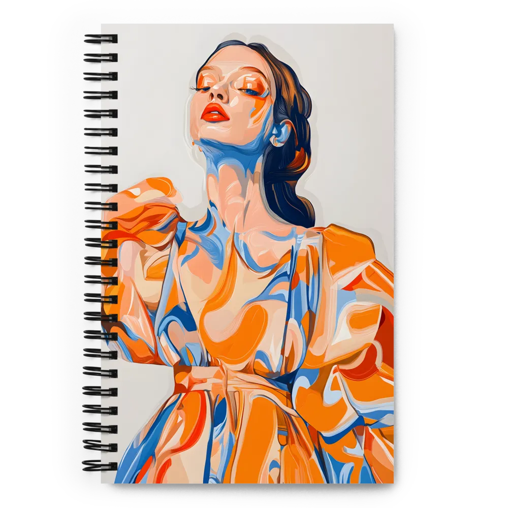 Fluid Expression Portrait 
 Spiral Notebook | 140 pages