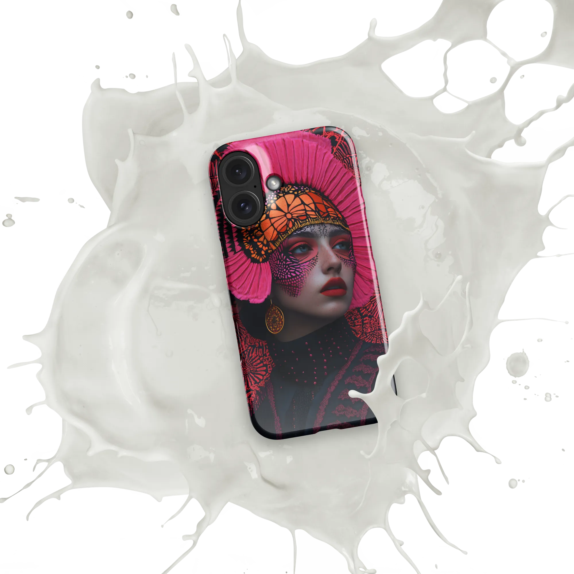 Ornate Tribal Gaze 
 iPhone 17 Pro | Snap Case