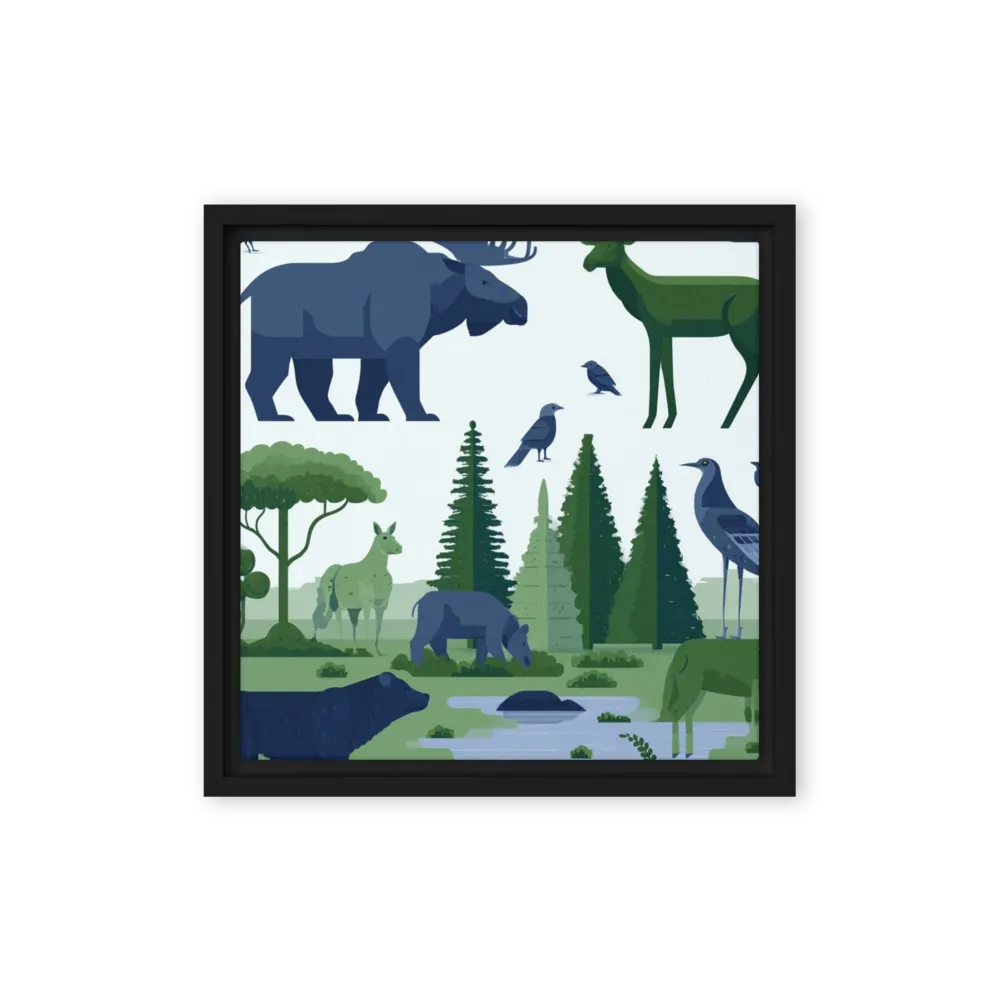 Northern Wilderness 
 Canvas | 8″x 8″