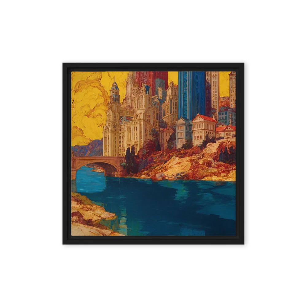 Metropolis by the Golden River | Art Print