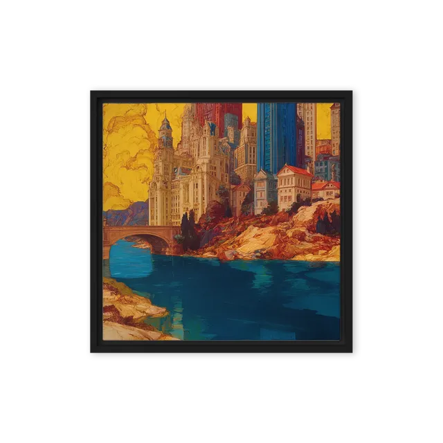 Metropolis by the Golden River | Art Print