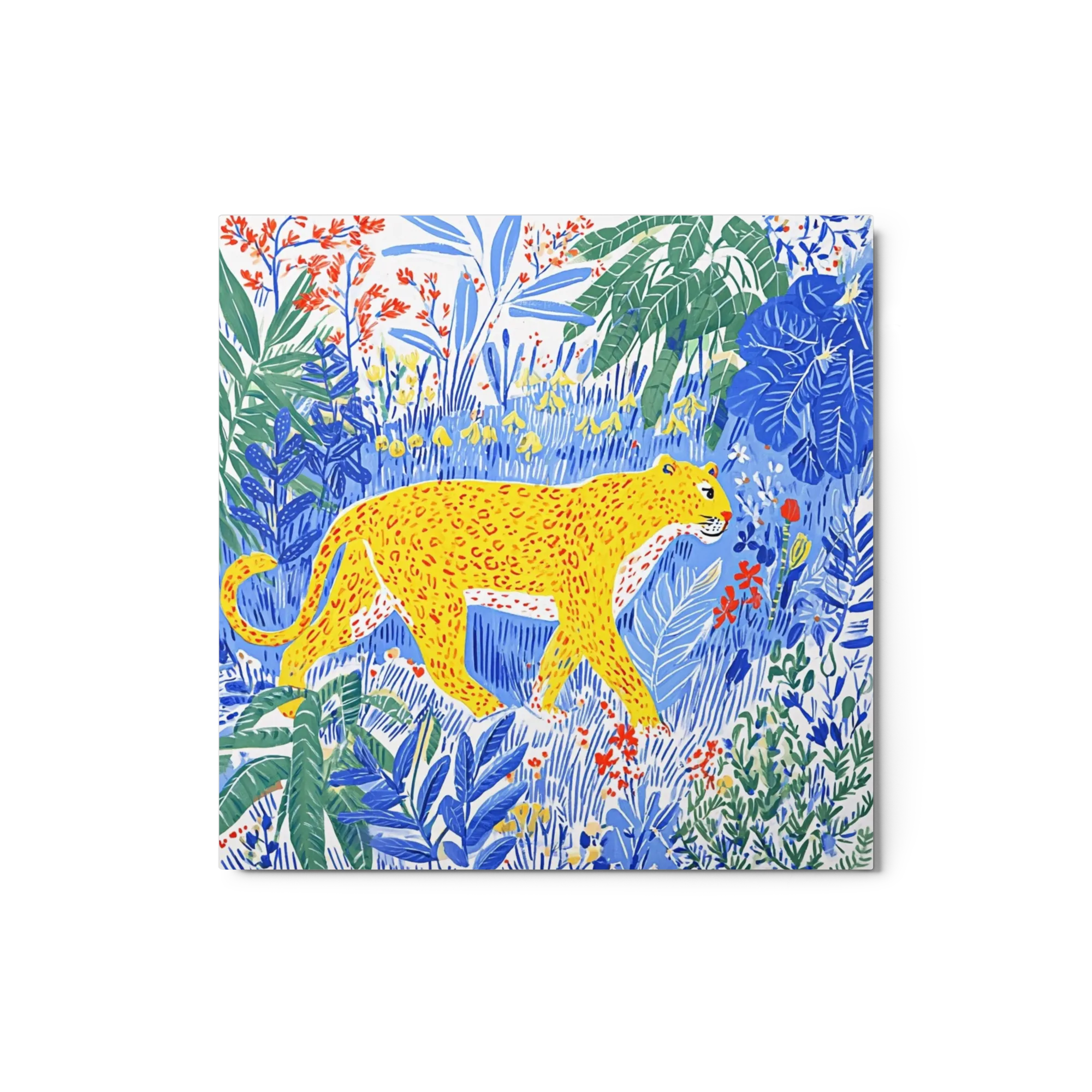 Leopardo en la Selva Azul