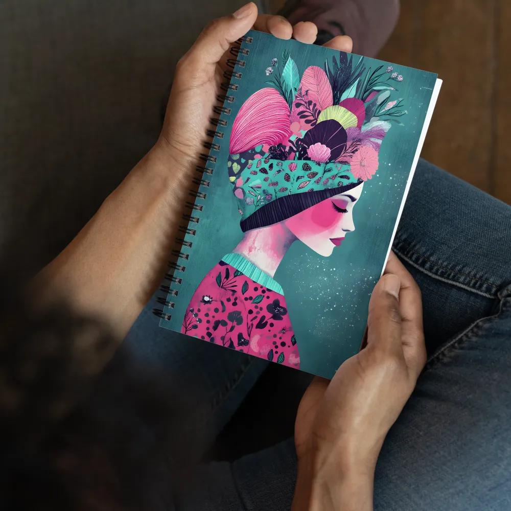 Tropical Bloom Profile 
 Spiral Notebook | 140 pages