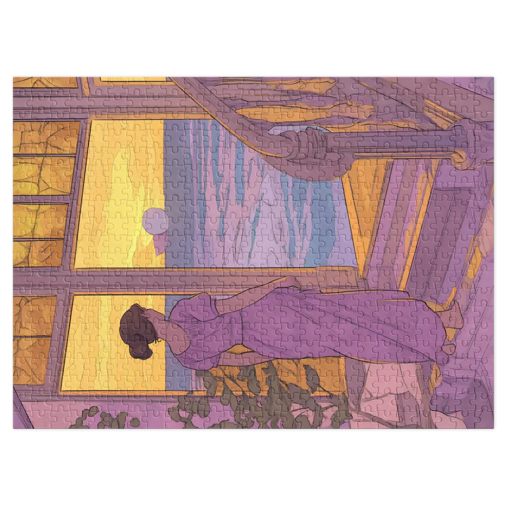The Quiet Horizon 
 Jigsaw Puzzle in Tin Box