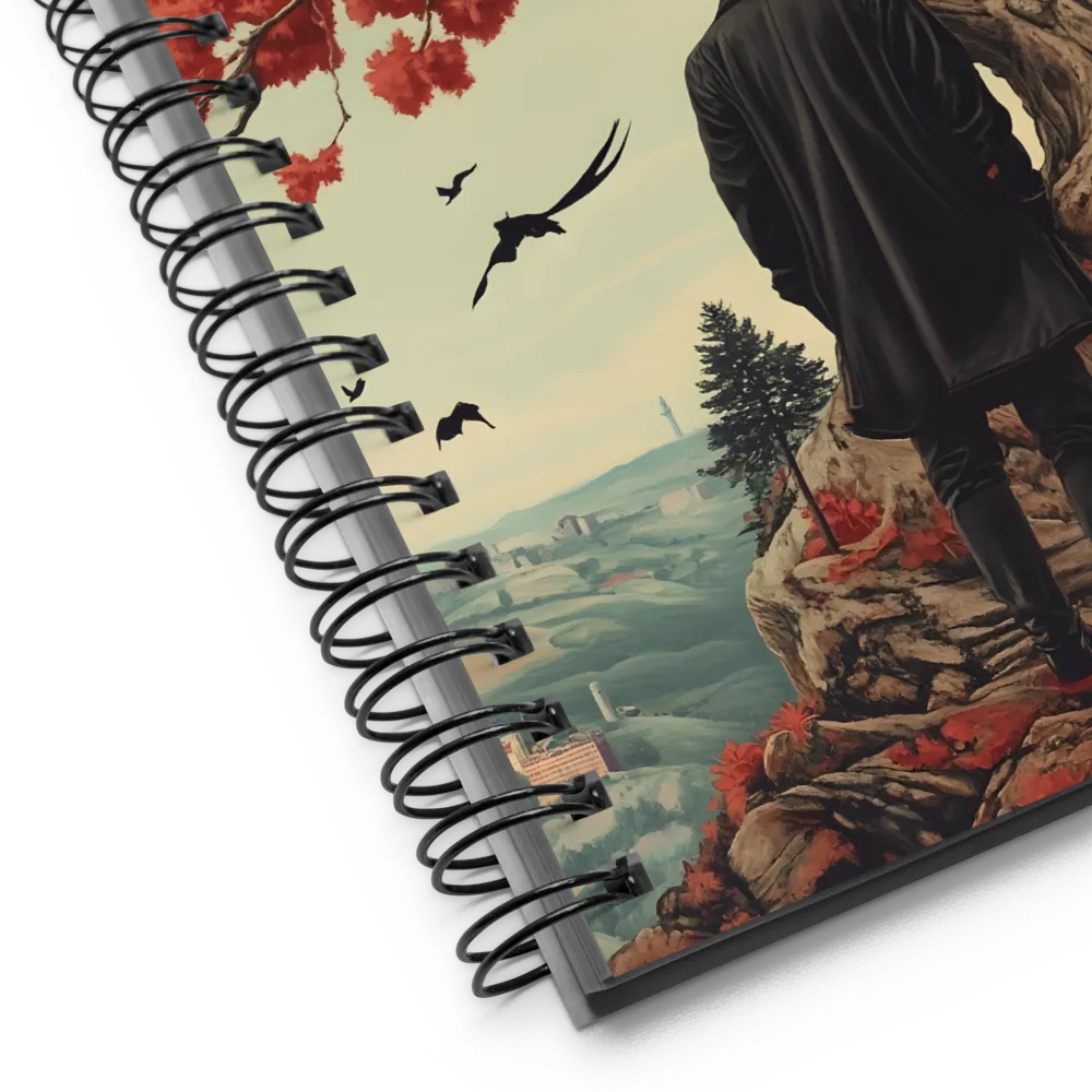 The Crimson Haven 
 Spiral Notebook | 140 pages