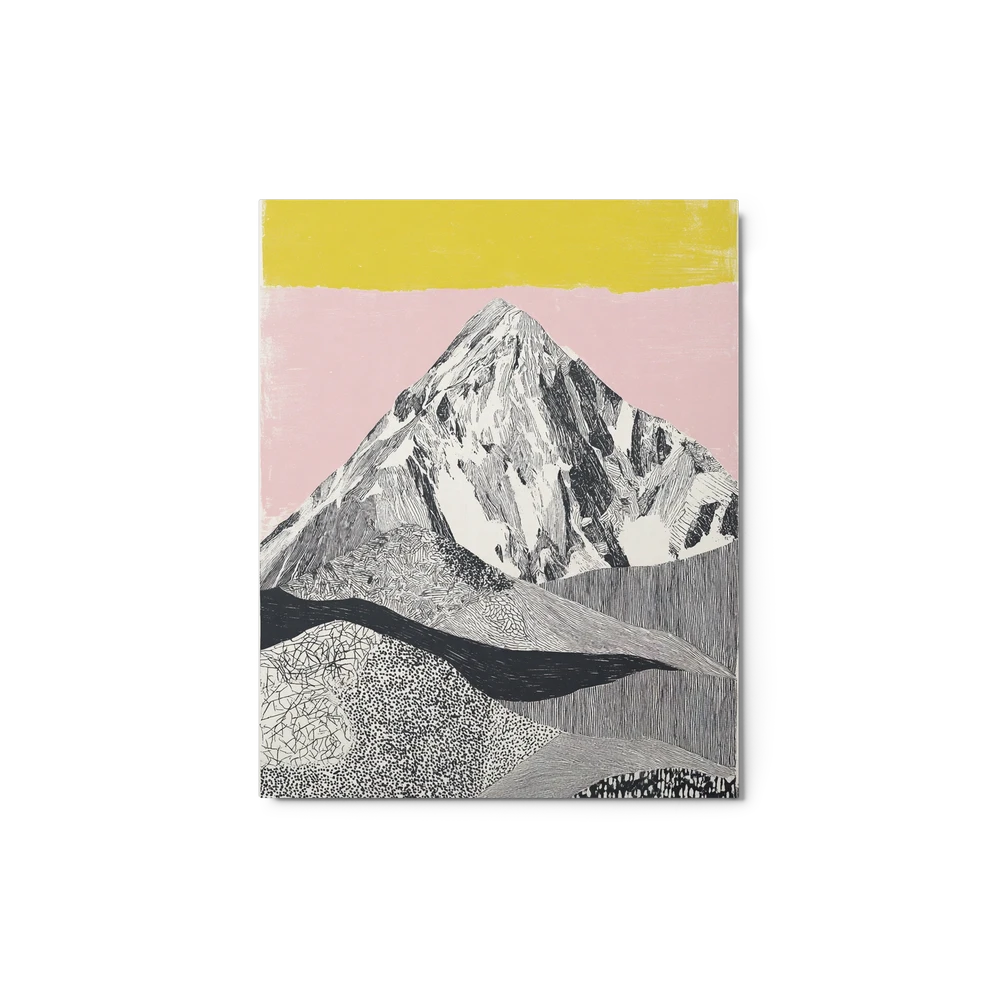 Peak in Pink and Yellow | Art Print
