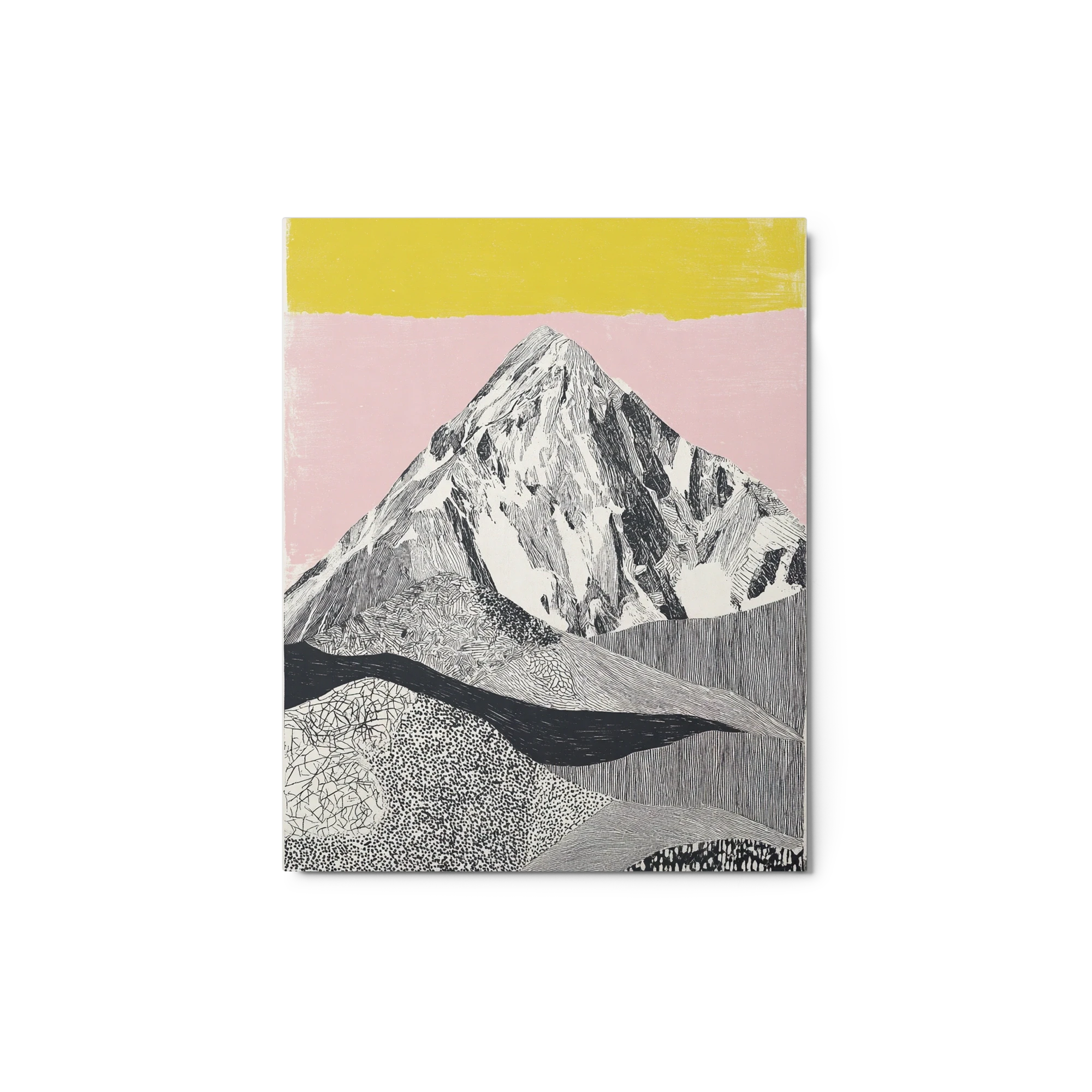Peak in Pink and Yellow | Art Print