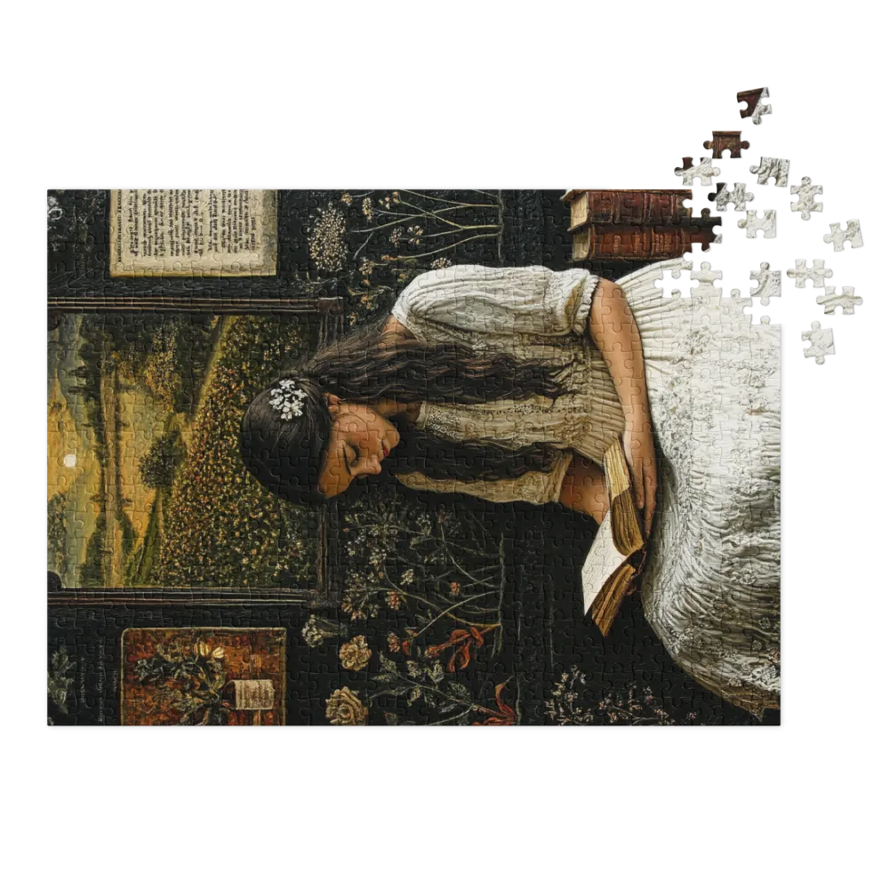 O Refúgio da Leitora 
 Puzzle em caixa de metal