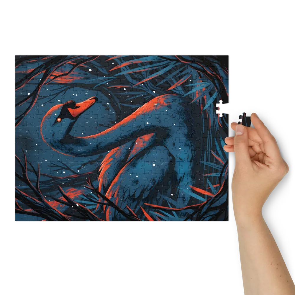 Midnight Swan | Jigsaw Puzzles