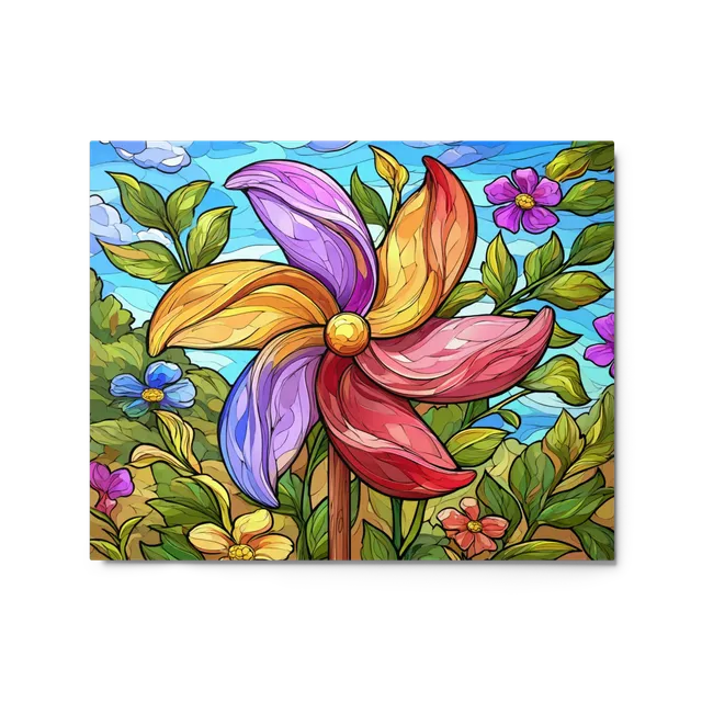 Whirling Garden Colors | Art Print