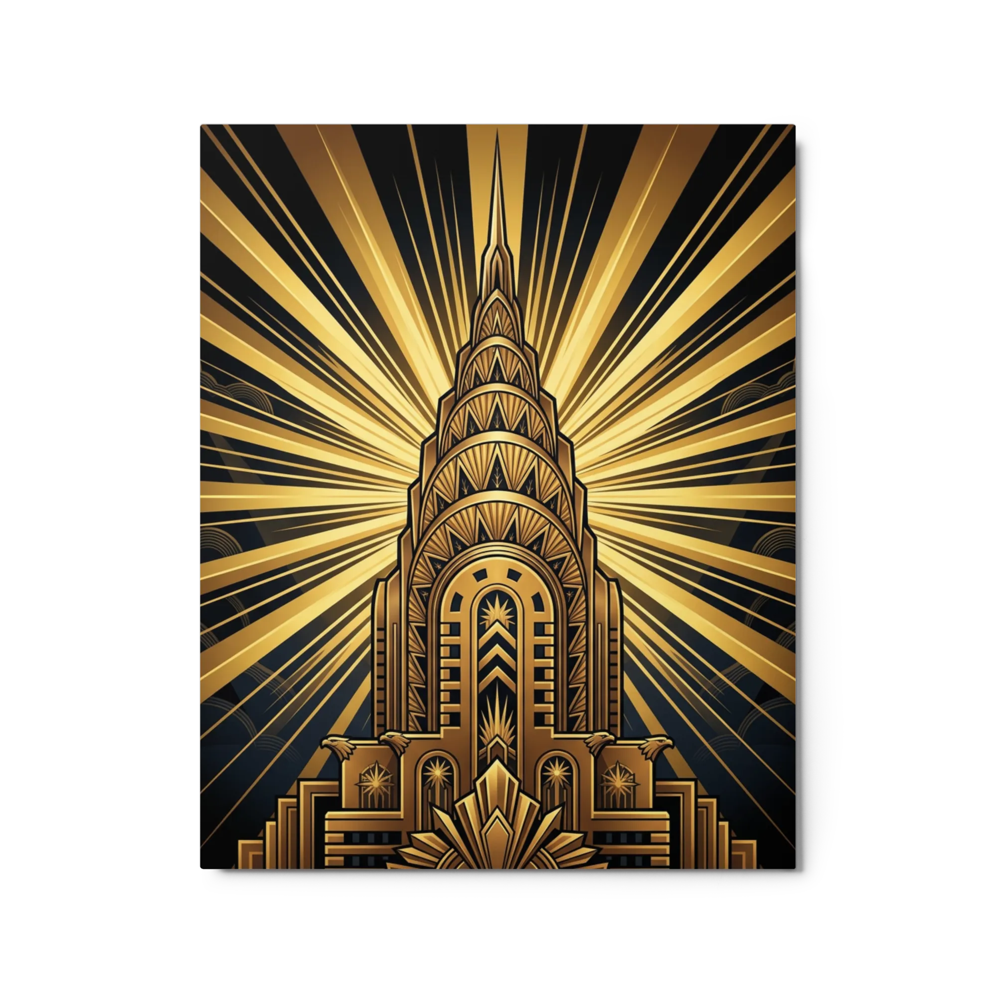 Golden Art Deco Chrysler