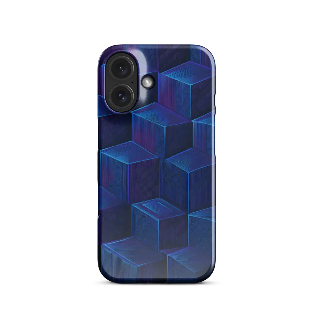Geometric Cube Matrix 
 iPhone 15 Plus | Snap Case