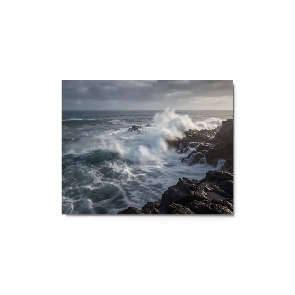 Crashing Waves, Rocky Coast