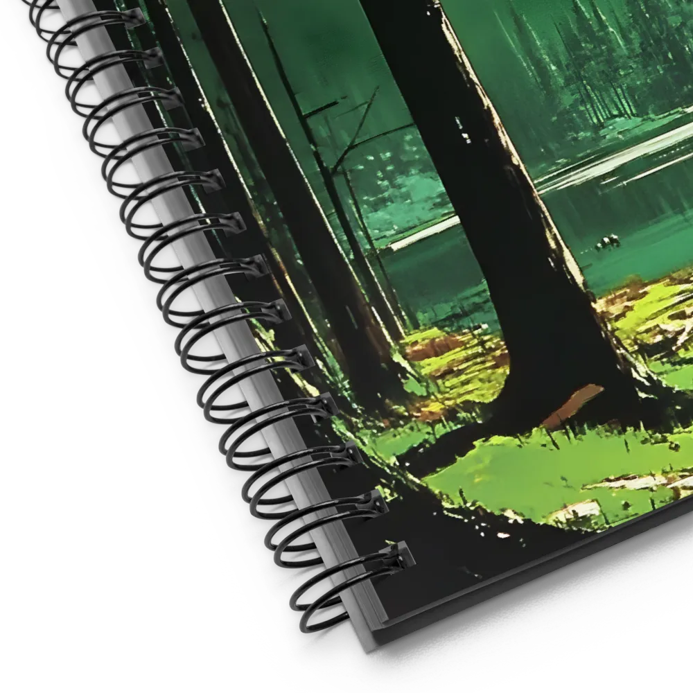 Tranquil Forest Lake 
 Spiral Notebook | 140 pages