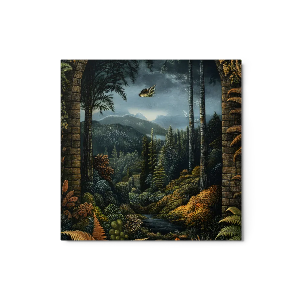 Glimpse into the Ancient Realm 
 Canvas | 24″x 24″
